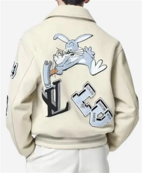 louis vuitton varsity jacket purple|Louis Vuitton bugs bunny jacket.